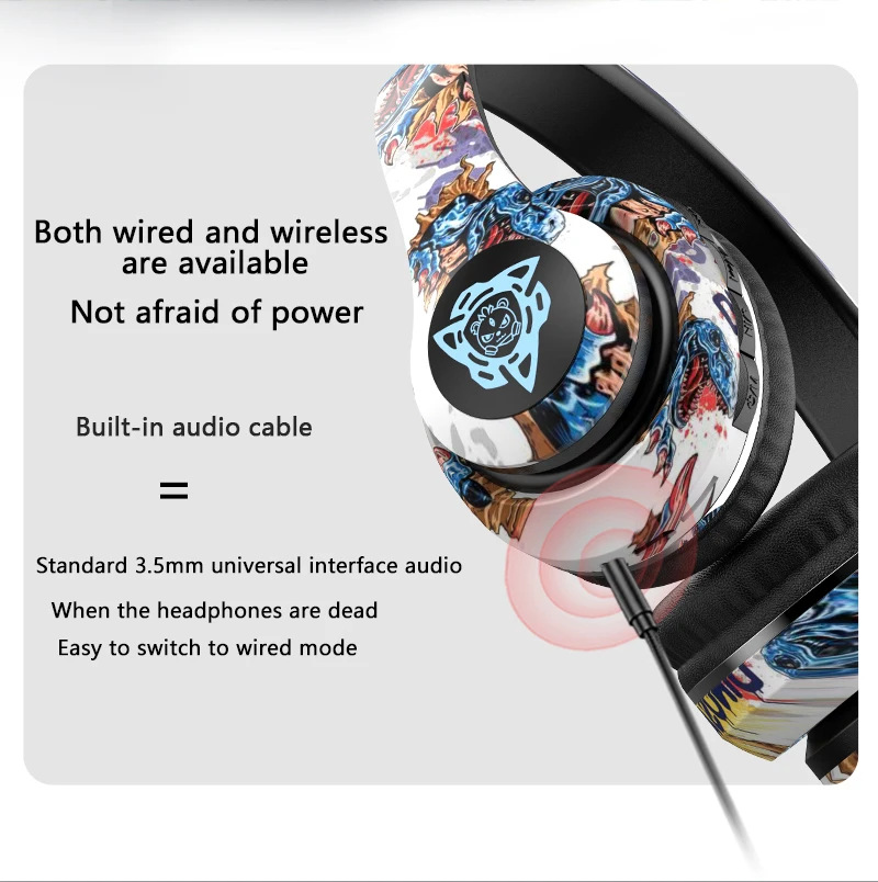 P35 True Wireless Headset Bluetooth Headset Guochao Doodle Call Music