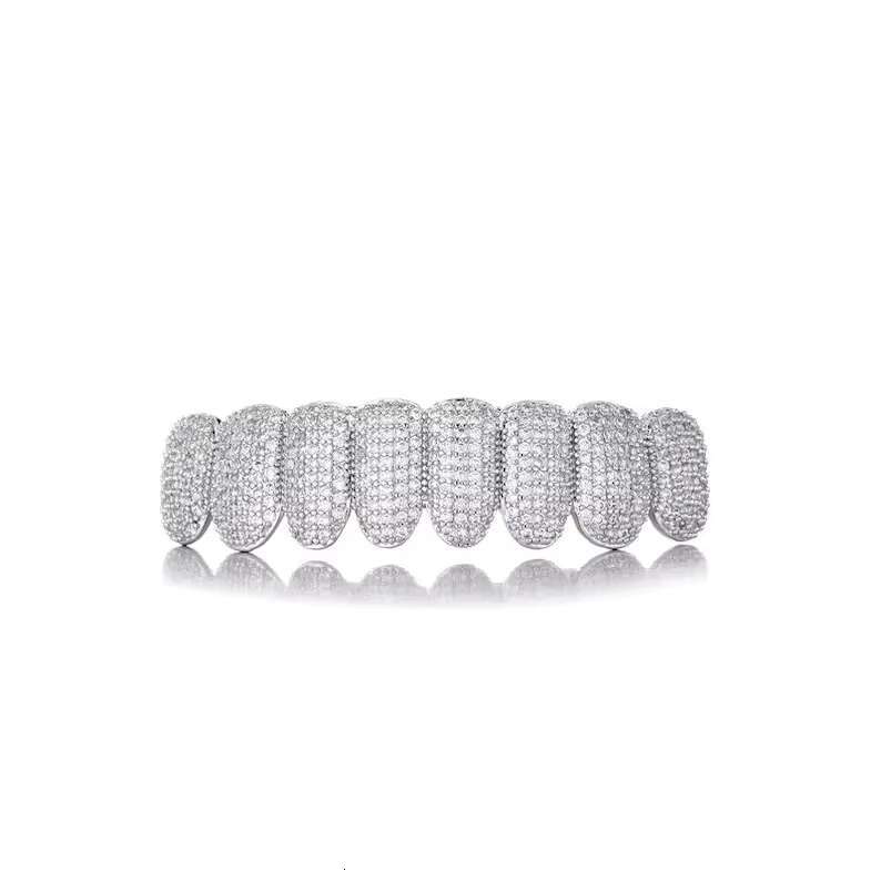 Excellent Moissanite Diamond Grills for Men Women Amazing Teeth Round Cut Moissanite Diamonds