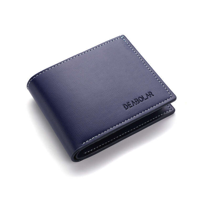 New 80% off Short Business Youth Men's Leather Wallet Ten Yuan Gift