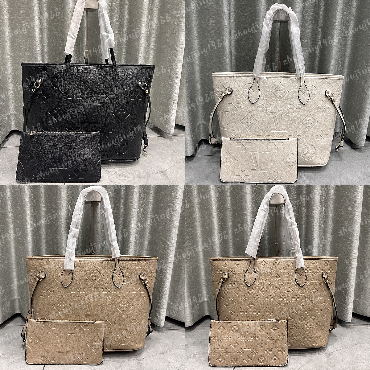 Luxury Designers Wholesale Fashion Leather Bags womens Handbags high qulity crossbody lady Shoulder Bag shopping tote coin purse 2 pcs/set