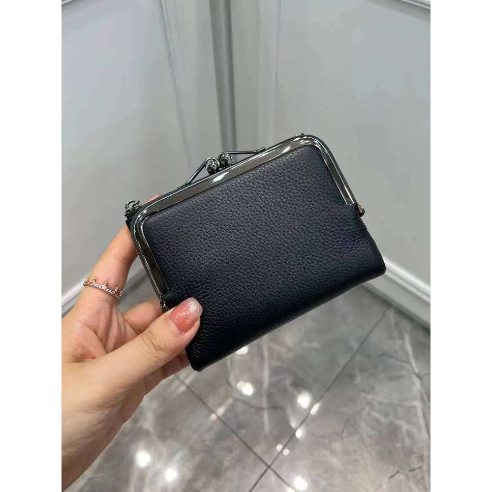 Coin Purse Genuine Leather Retro Handbag Short Women's Multifunctional Clip Zero Wallet Cowhide wallets Card holder