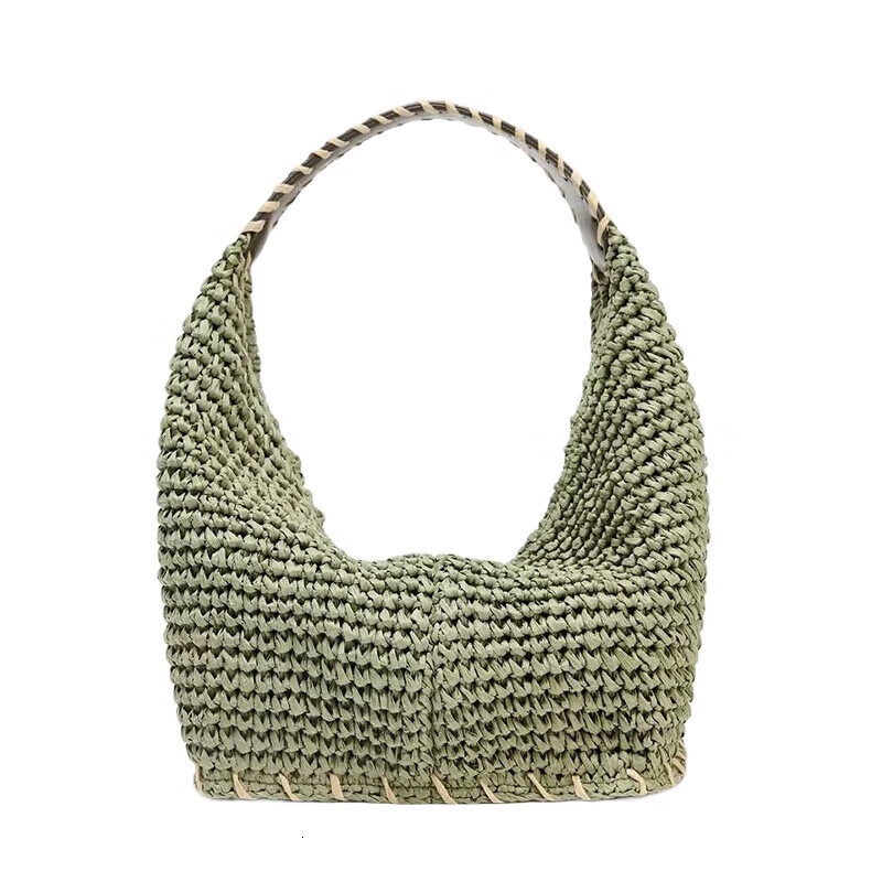 Free shipping designer bag 2025 New Woven Straw Bag Casual Large Capacity Daily Versatile Commuting Niche Personality High-end Women Bag