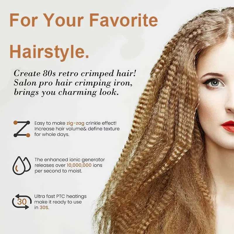 Adjustable Temperature Large Curling Iron For Women High Skull Hair Perm Corn Electric Splint-Fluffy Non-Hurting HouseholdXJ250621