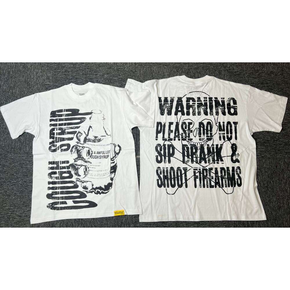 High-Quality THAT'S AWFUL LOT OF COUGH SYRUP Cotton Crew Neck T-Shirt Short Sleeve