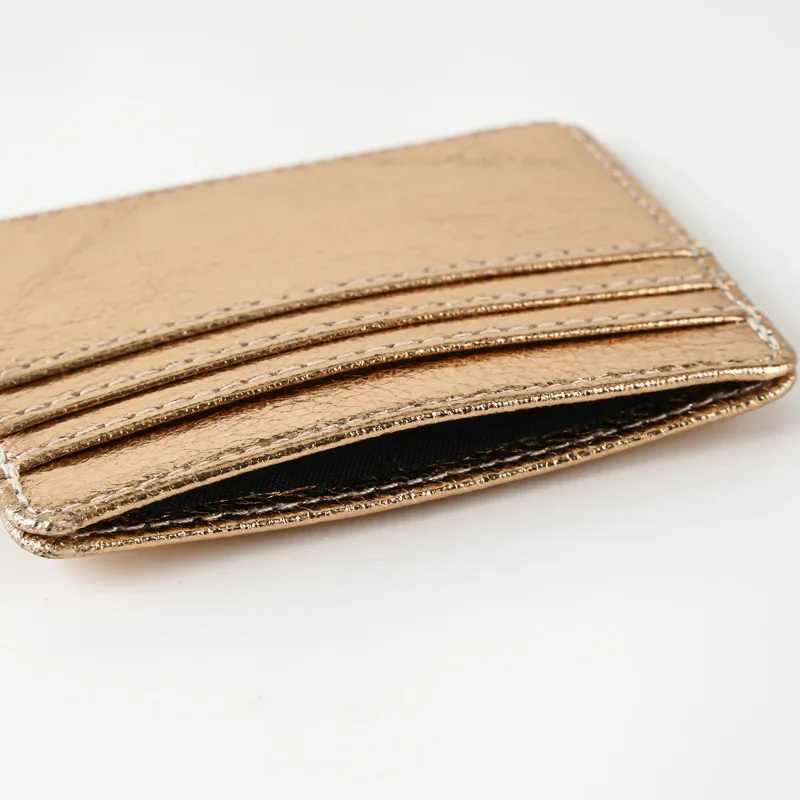 Women Thin Card Holder Wallet Lightweight Multi-Card Holder Case PU Leather Money Coin Holder Purse Bag Z250621