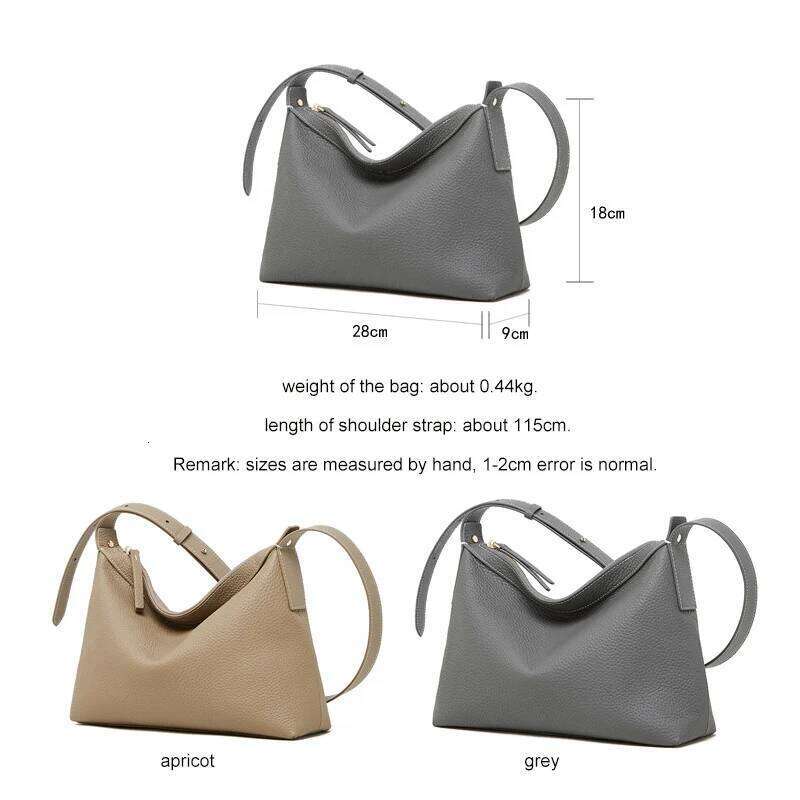 Hobo Armpit Shoulder Bag For Women, Female Cowhide, Genuine Leather, High-End, Commuting Crossbody Messenger, New, Winter, 2024 2025/06/19
