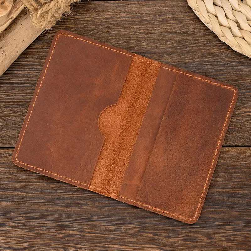 Luufan Genuine Leather Card Holder Purse Real Leather Rfid Card Case Clutch Wallets Slots For Men Women Mini Slim Short Purse Z250621