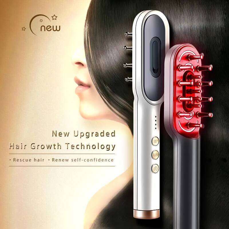 Electric Custom Smooth Combs Skin Care Products Regrowth Treatments Hair Straightener Hot Heating Comb