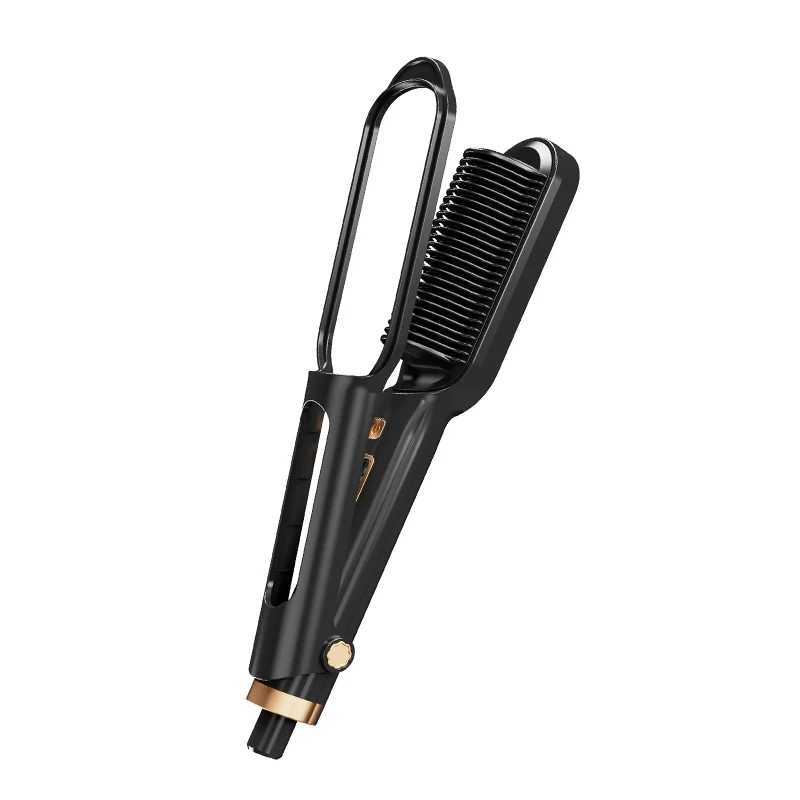 Electric Combs Flat Iron Hot Air Hair Comb Straightener Electric Hairbrush Hair Straightening CombXJ250621
