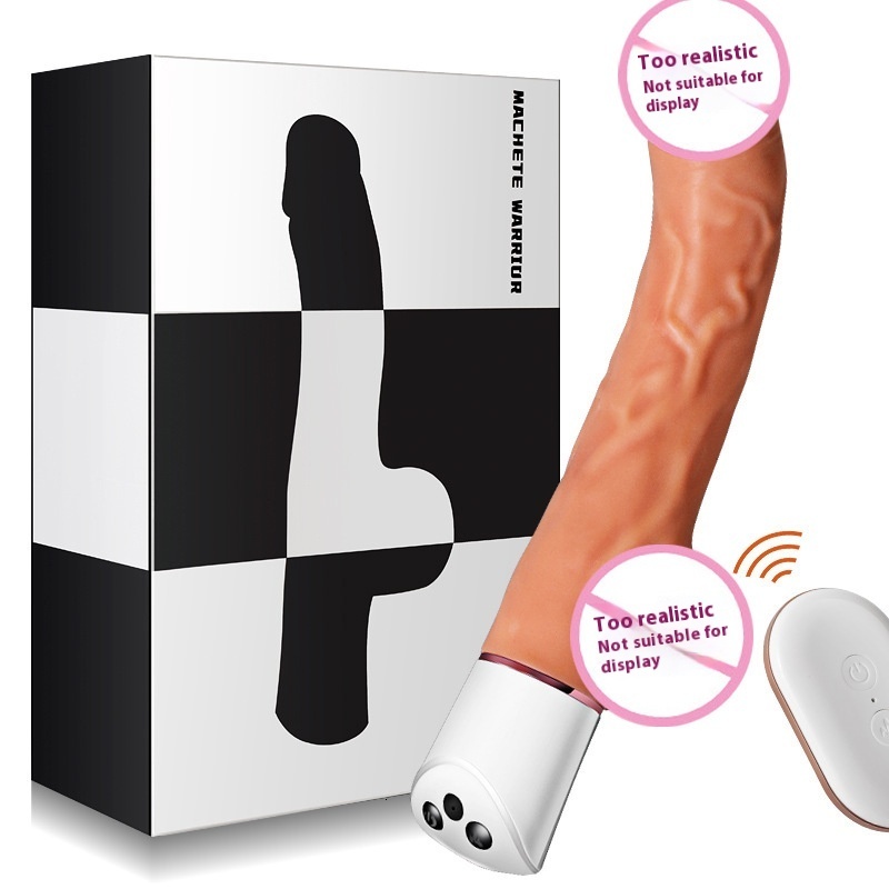 Realistic Dildo Female Masturbator Automatic Thrusting Telescopic Vibrator Massager Sex Toy