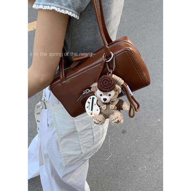 Niche designer bag Underarm for Women 2024 New Simple Handheld Bowling Versatile Shoulder Commuter Bag
