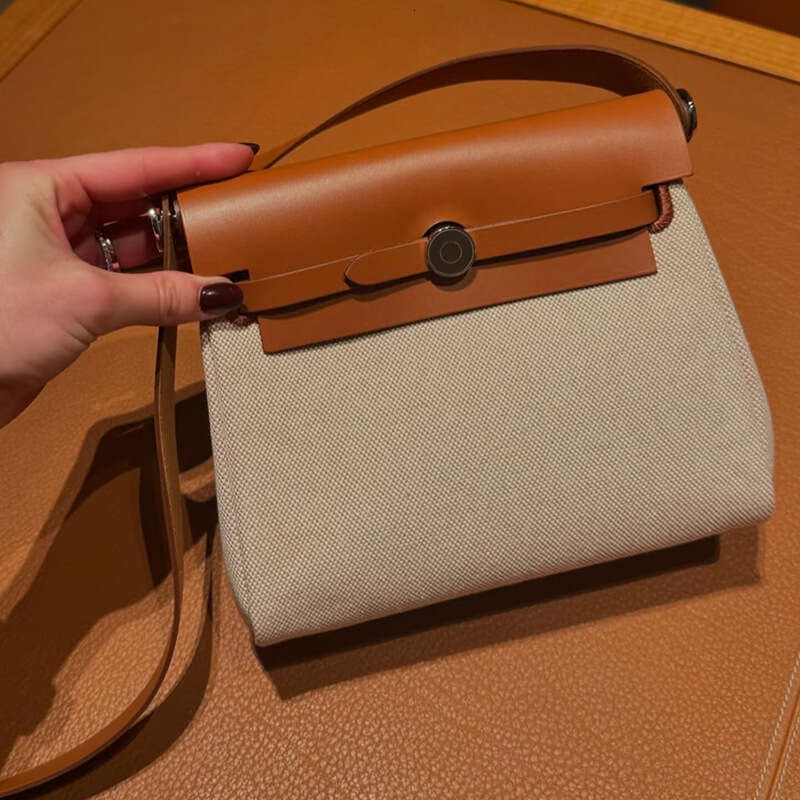 2025 Spring Summer New Casual Versatile Canvas Square Tote MINI Crossbody Women's Bag Barn Style Trend