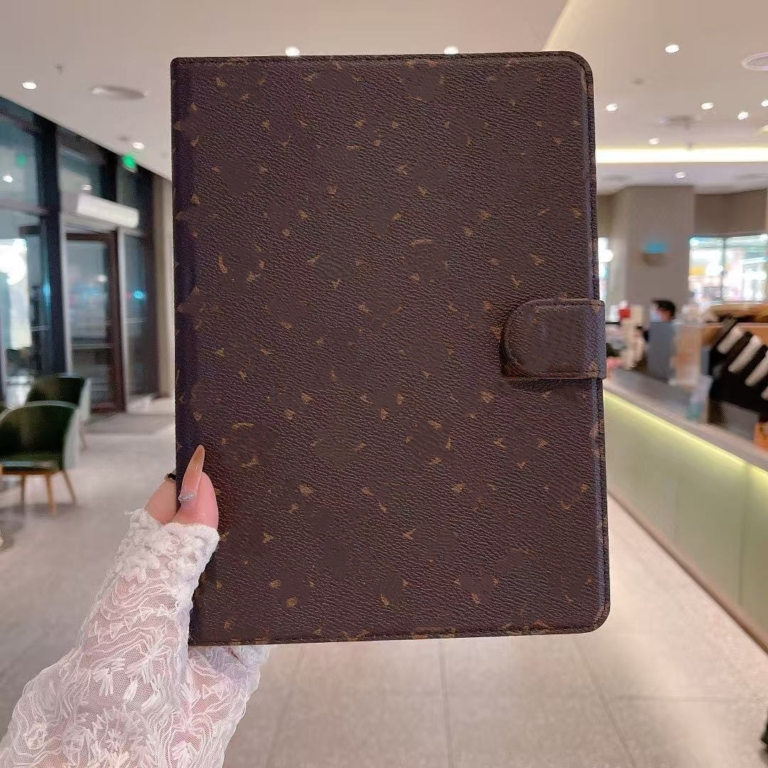 For ipad Case pro 11 12.9 10.9 High-grade Tablet Monogram Case ipad Air 10.5 Air1 2 mini 5 ipad10.2 ipad 56 Designer Leather Card Holder Holder Cover Bags