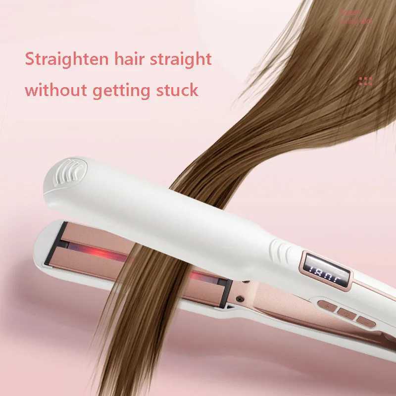 Professional Straightening Irons Salon Styling Ceramic Coated Wide Plates Hair Straightener Infrared Hair Care For Dry And WetXJ250621