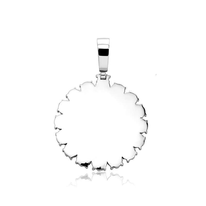 Jin Ao INS Summer Frame Rock Sugar Cubic Zircon Necklace Couple Street Shoot DIY Photo Pendant Trendy Accessories