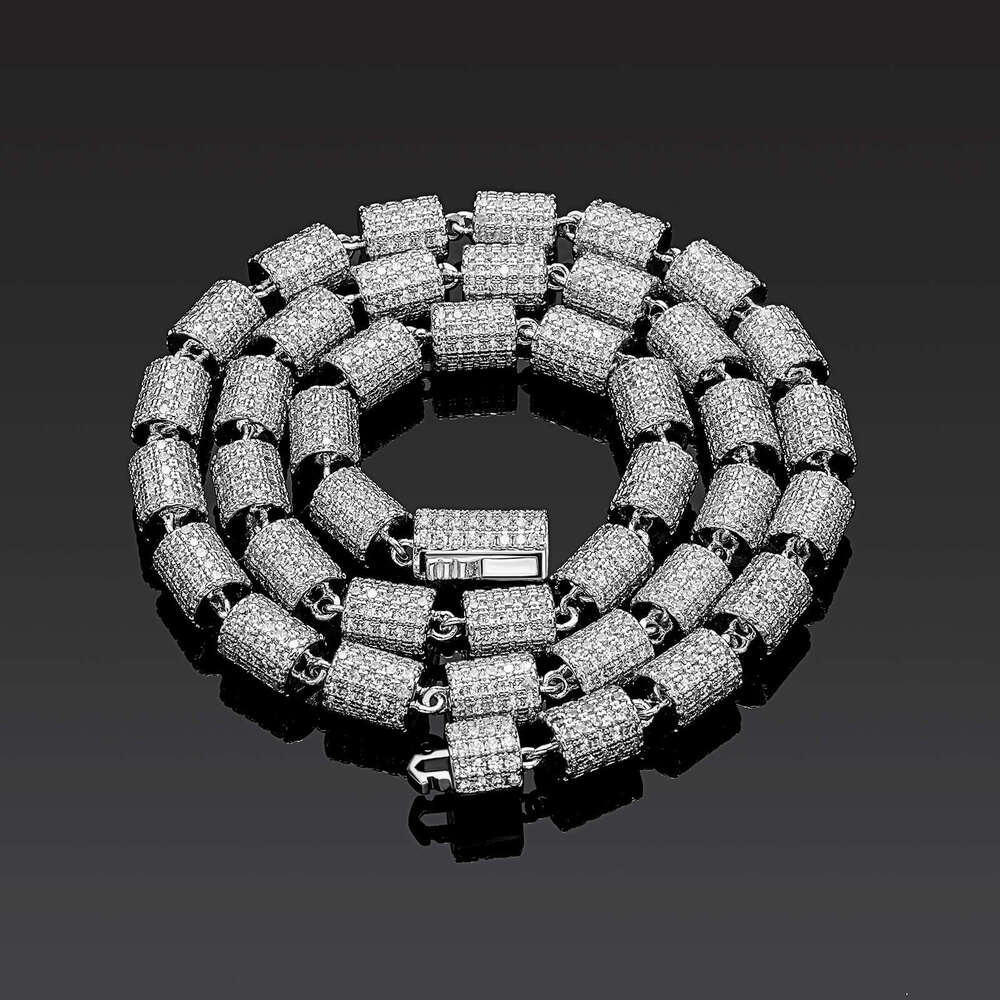 New Spring Buckle Full Zircon Bamboo Knot Bracelet Necklace Set Fashionable Women's Personality Trend