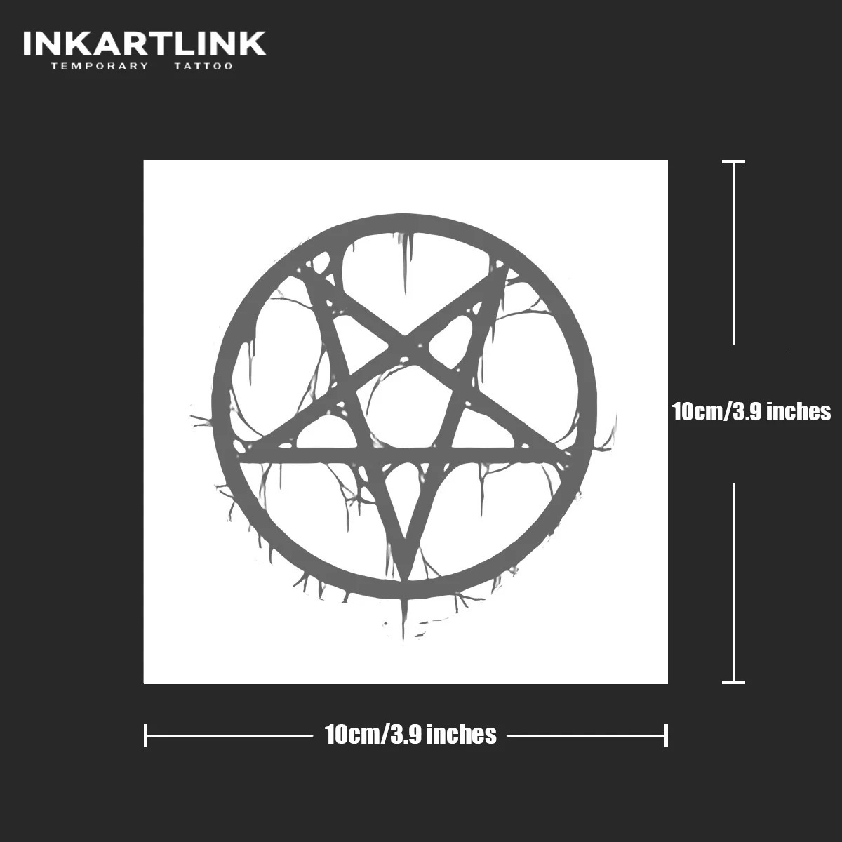 FivePointed Star Temporary TattooLasts To 15 Days Technology Magic Waterproof Semi Permanent Sticker 250619
