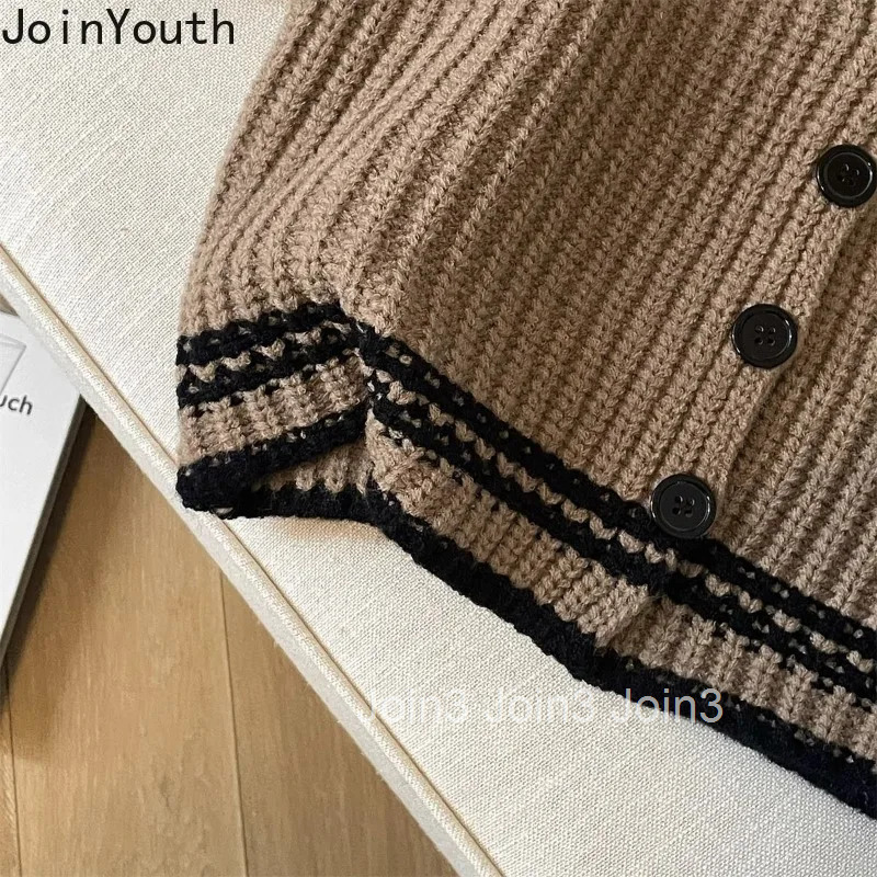 Knitted Tank Womens Clothing V-neck Single Breasted Sleeveless Waistcoat Cropped Tops Ropa Mujer Slim Fit Fashion Summer Vest