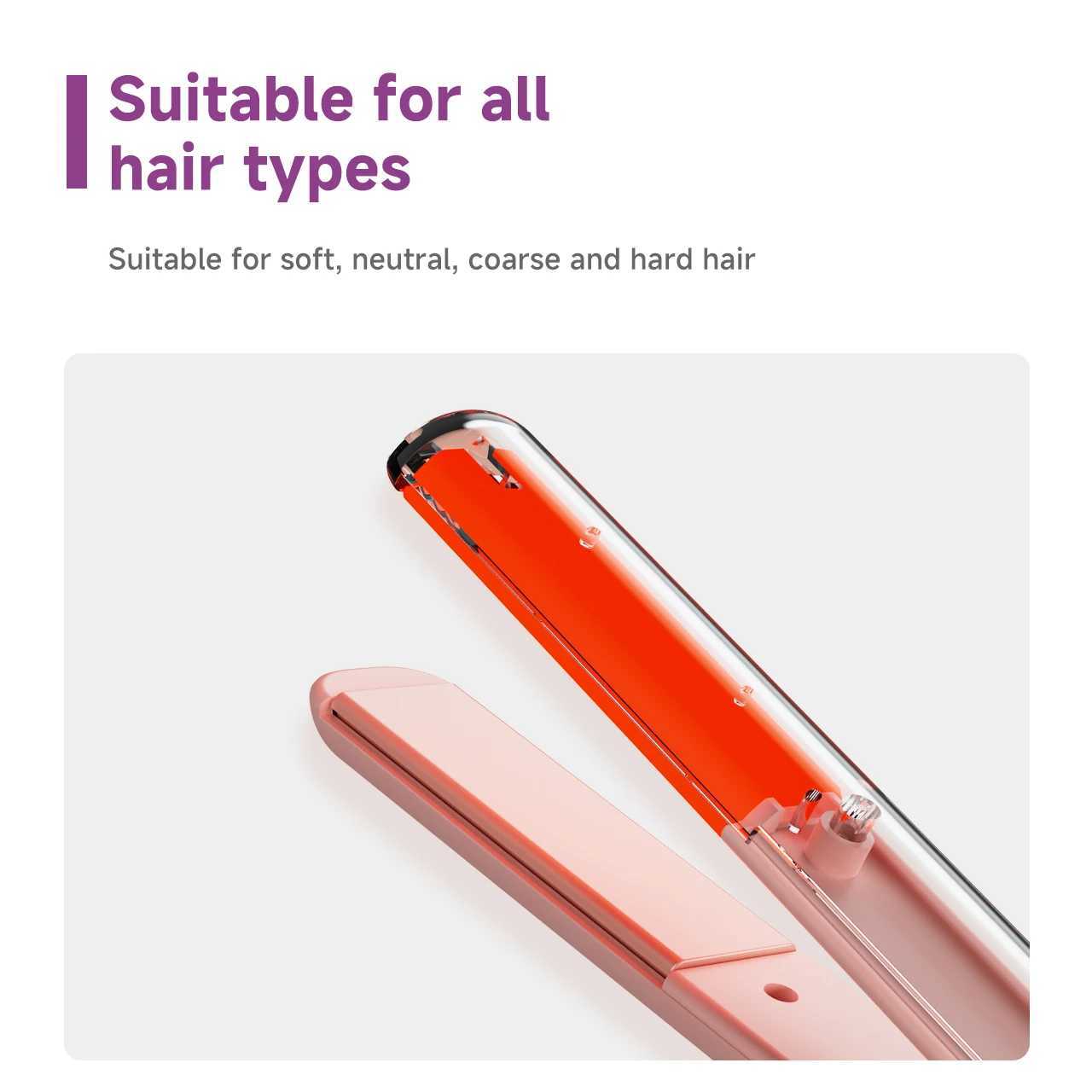 3 in 1 Hair Iron High Quality flat iron Straightening hot comb mini professional hair straightener Curling Iron Styling ToolsXJ250621