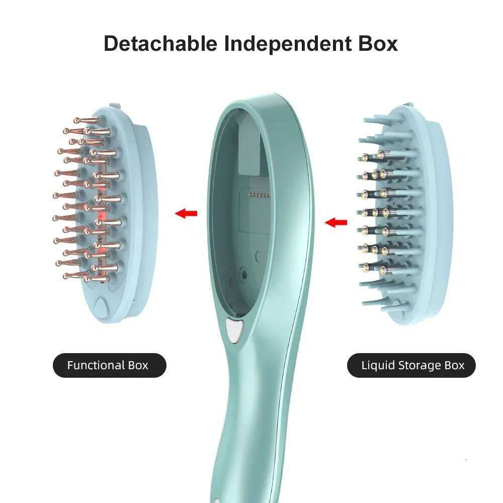 Updated Design Electric Massager Combs hine Growth Scalp Application Tools Hair Massage Brush Comb