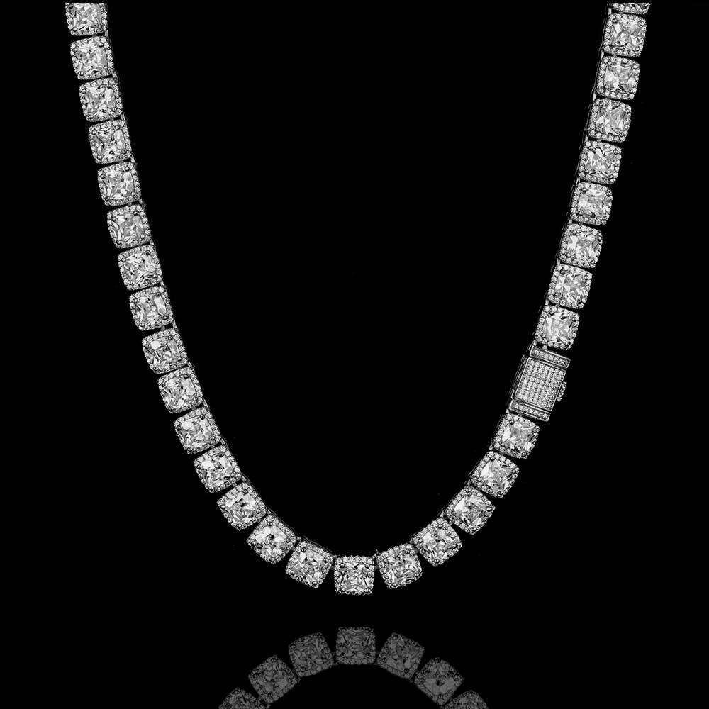 Hip Hop for Men Ice Sugar Chain Zircon Trendy Brand Accessories Men's Necklace fa65