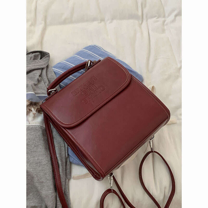 designer bag Autumn for Women 2024 New Niche Texture Backpack Versatile Student School Bag