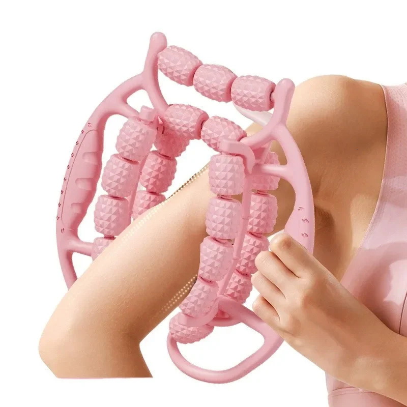 31820 Rounds Massage Roller of Circular Leg Slimming Leg Massager Muscle Stretching Equipment Circular Leg Clamp 250619