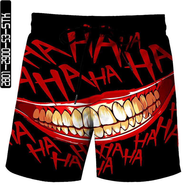 Free Shipping Designer Beach Pants2025 Summer European And American Style Mouth Series 3D Printed Shorts Summer Loose Beach Shorts Fashion Casual Shor