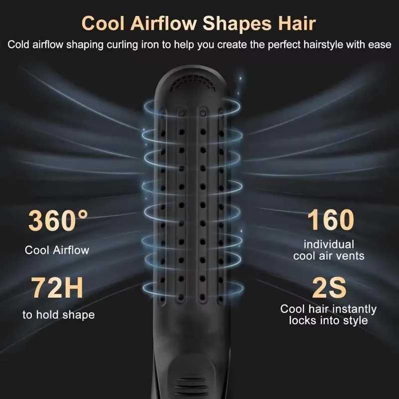 2 in 1 Beauty Hair Styling Tools Multi-function Hair Straightener and Curler Style Ionic Curling IronsXJ250621