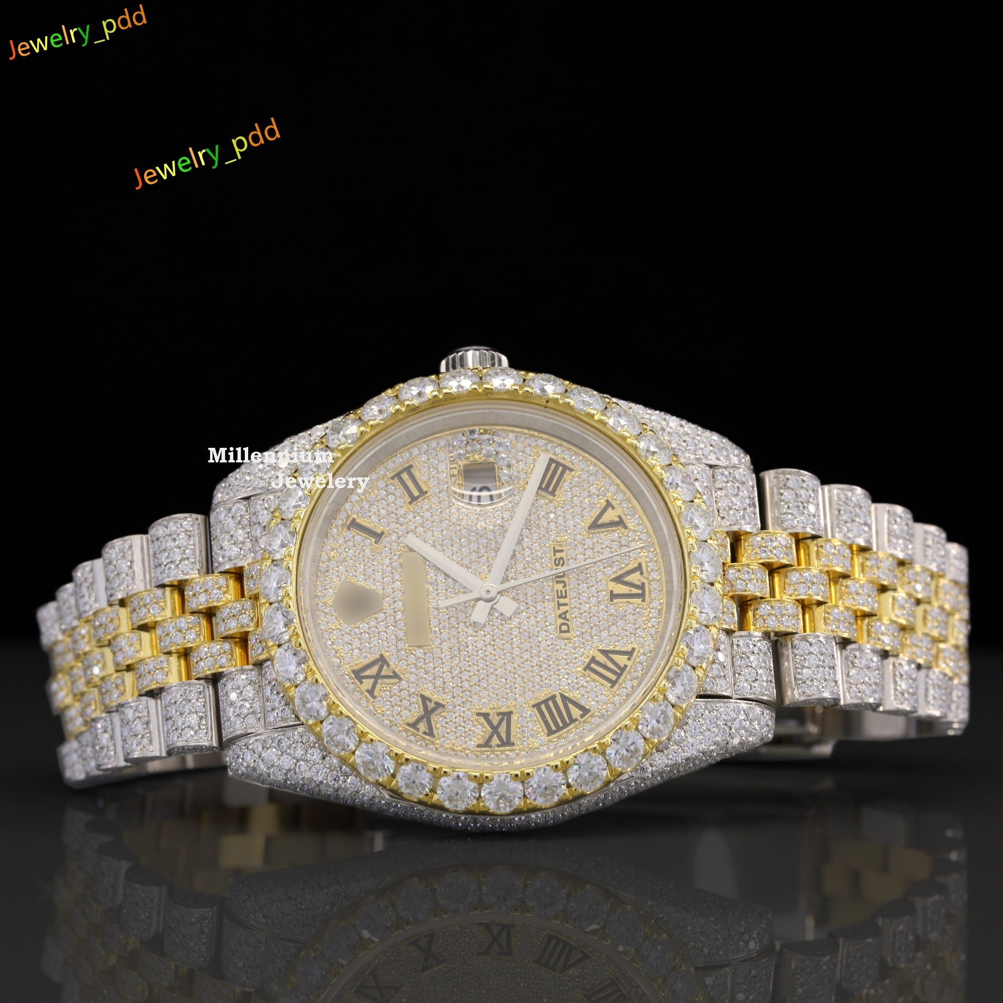 Luxuries Branded Watch Stainless Steel Hip Hop Iced Out Watch Wrist Watch Wholesale Price