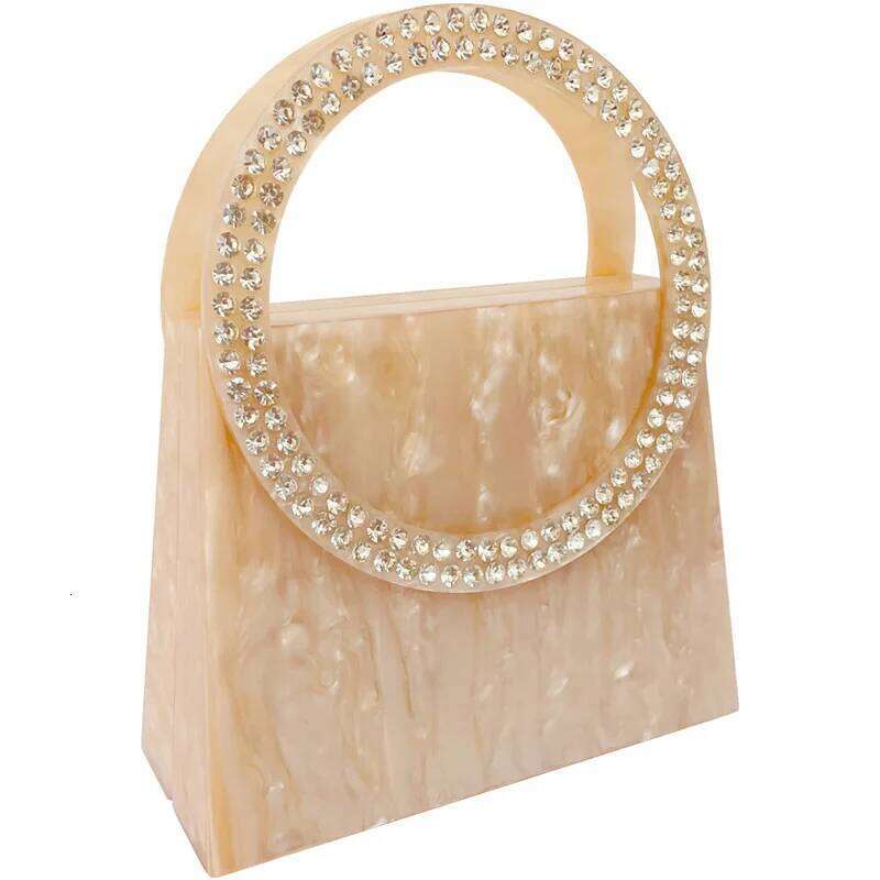 Designer Bag Acrylic Bucket Dia Evening Women Bags Designer Personality Handbag Dresses Suitcase Clear Beach Bag