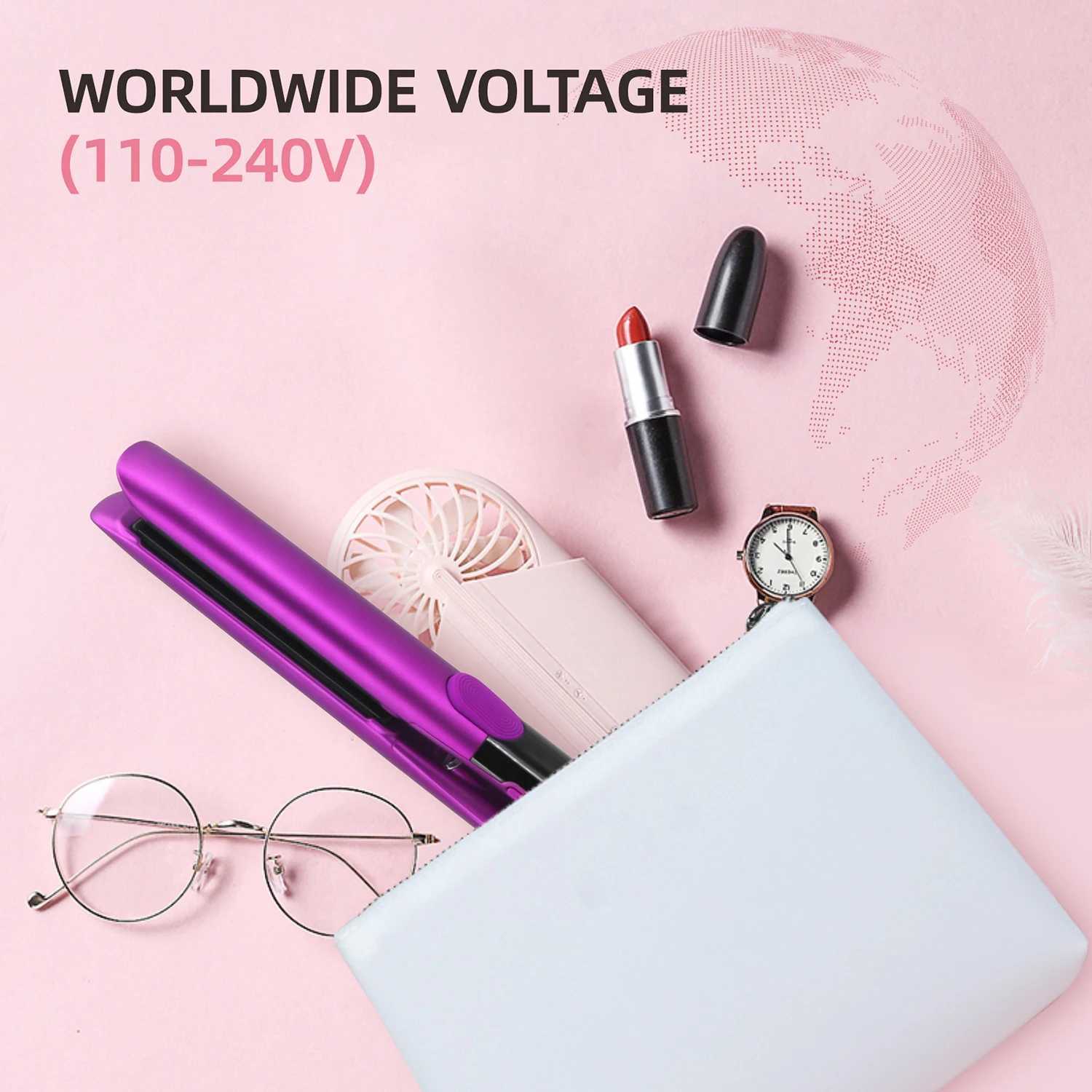 Hair Straightener Curler Plasma Keratin Treatment 500F Hair Flat Irons For Frizzy Hair Styling Tool 110-240V Dual VoltageXJ250621