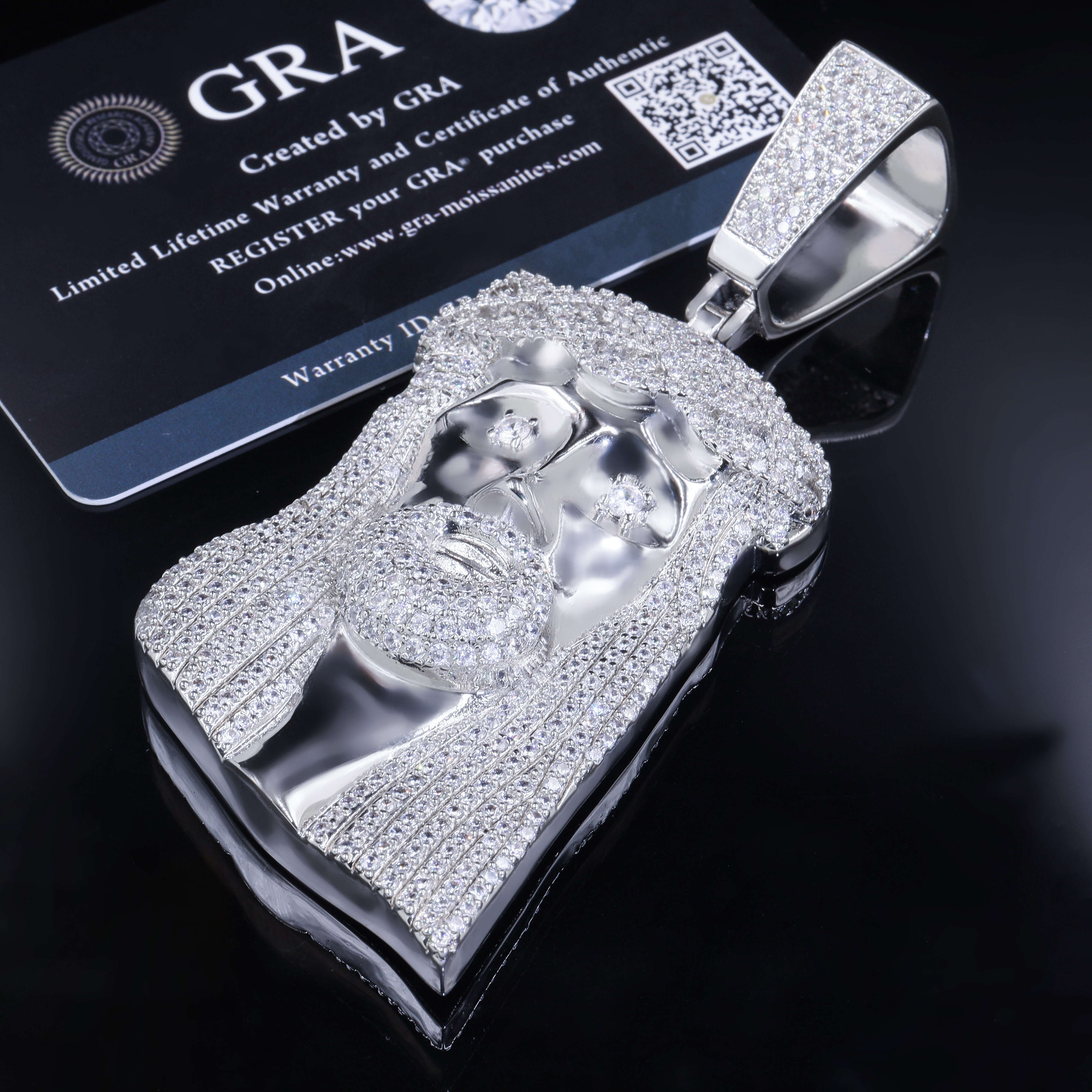 925 Silver Customize Jesus Christ Pendant Iced Out Hip Hop Fine Jewelry VVSD Moissanite Pass Diamond Tester