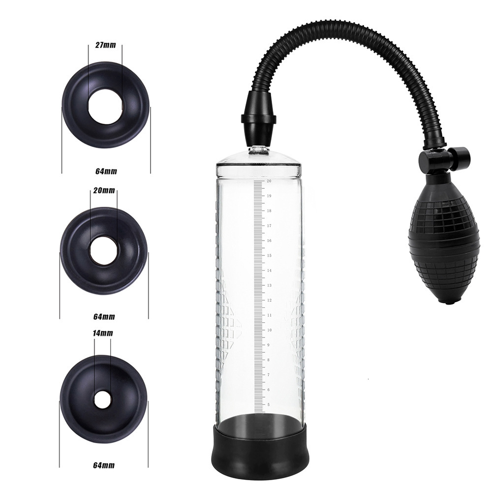 Tension Rod Erection Training Device Vacuum Negative Pressure Stretching Enlarger Sex Toy Male Products Airplane Cup