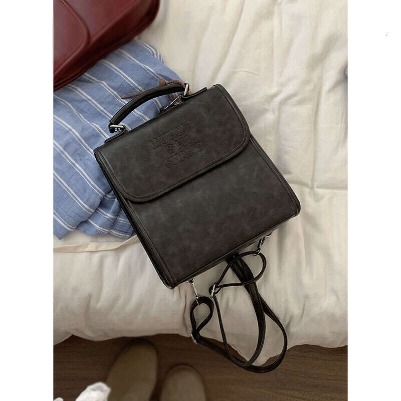 designer bag Autumn for Women 2024 New Niche Texture Backpack Versatile Student School Bag