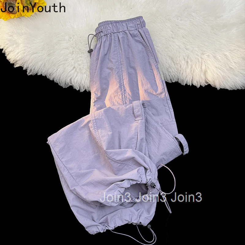 Streetwear Sweatpants Fashion Joggers Y2k Wide Leg Pants for Women Drawstring Casual Chic Pantalon Femme Loose Korean Trousers