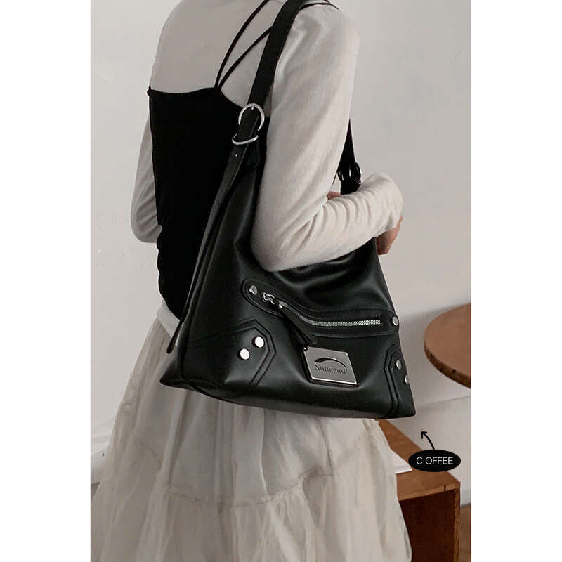 designer bag Korean Style Large Capacity Women's Commuter Tote 2025 New Fashion Casual Shoulder Underarm Versatile Crossbody Bag