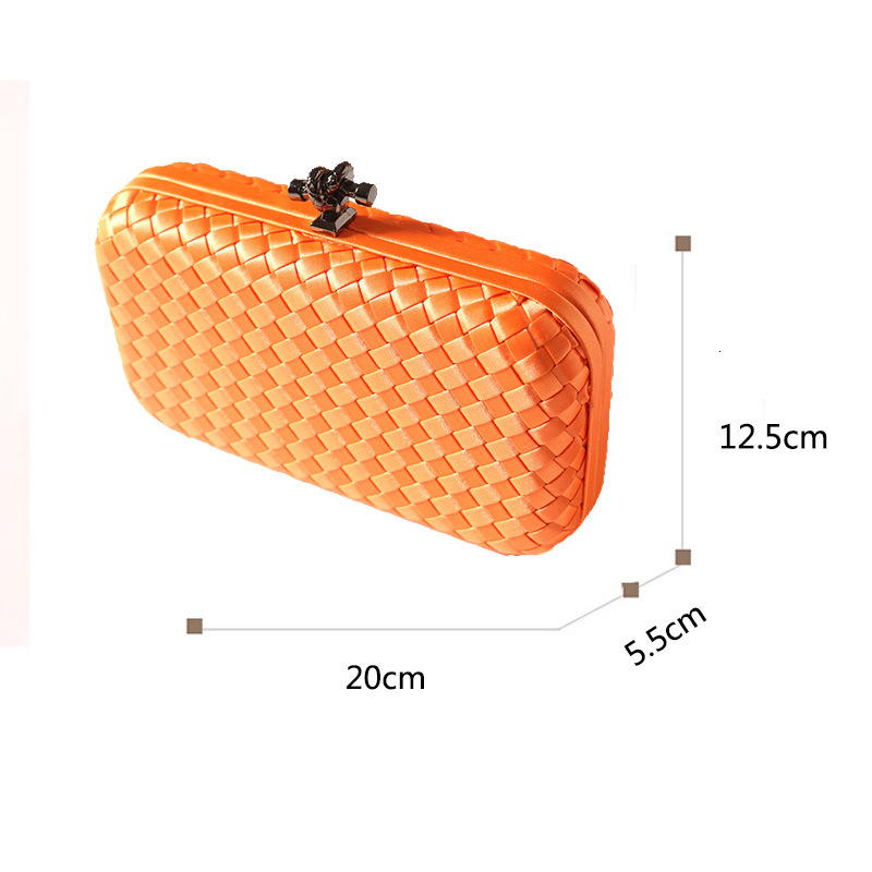 New Women's Handmade Woven Weaving Dinner Bag Free Shipping European Style Handbag Luxurious And Simple Dinner Bag Fashionable Single Shoulder Di