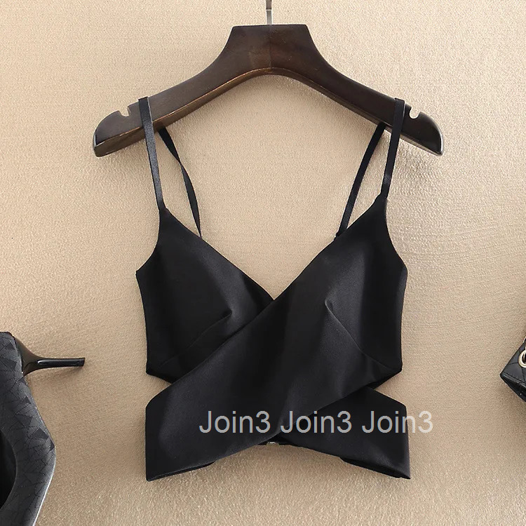 Black Crop Tops Women Clothing Temperament Tunic Tank Backless Zipper Fashion Sexy Tees 2025 Ropa Mujer Korean Camis Y2k Clothes