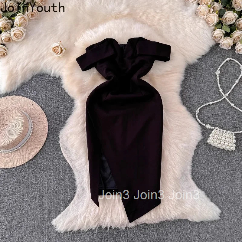 Party Dress Womens Clothing Backless Temperament Robe Femme 2025 Vestidos De Mujer Sleeveless Tunic Split Bodycon Mini Dresses