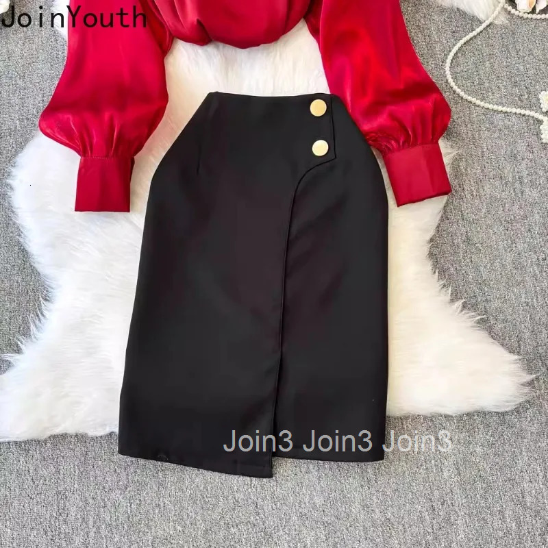 Womens Clothing 2 Piece Sets Womens Outfits 3D Floral Lantern Sleeve Shirt High Waist Bodycon Skirt Outfits Temperament Suit