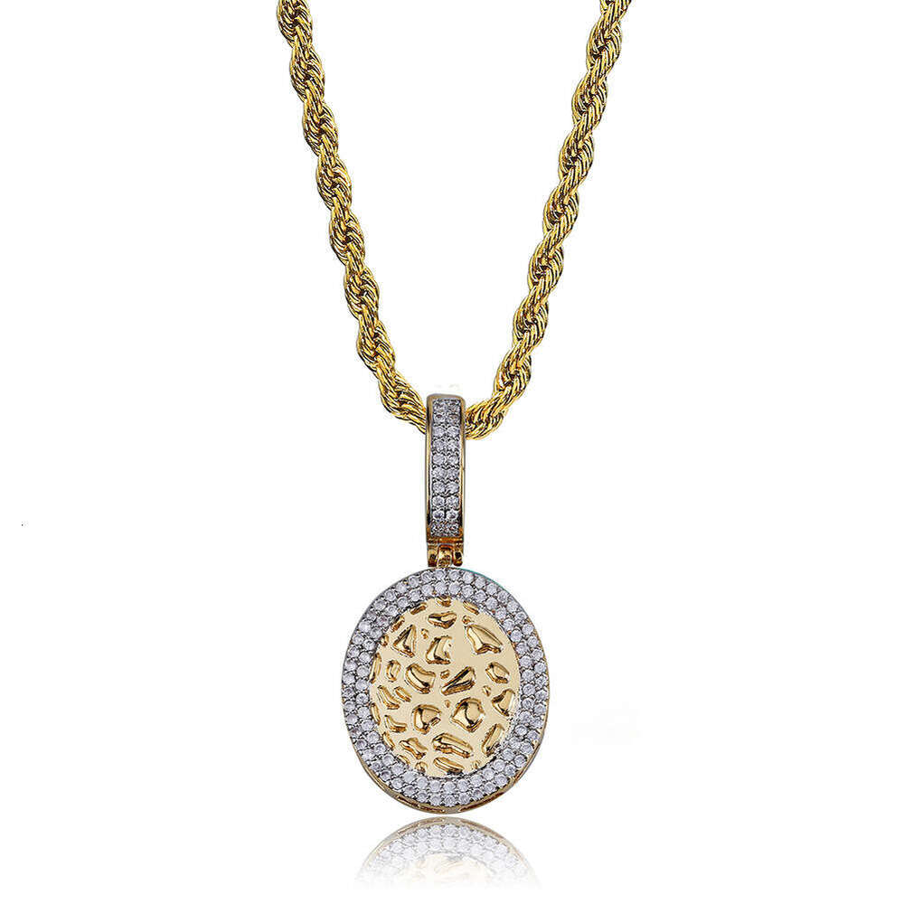 Fun Cute Cartoon Christmas House Colorful Micro Paved Zircon Pendant Unisex Hip Hop Trend Necklace