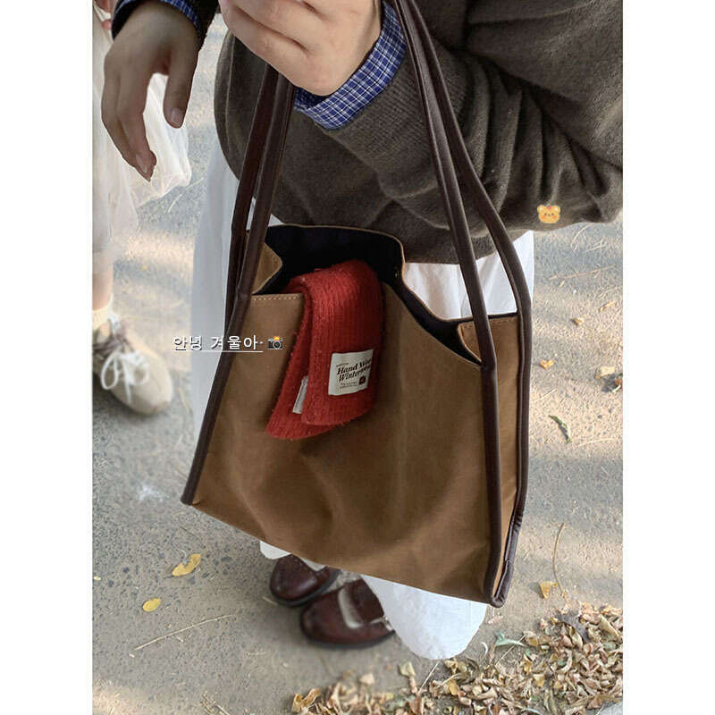designer bag Winter Suede Underarm for Women 2024 New Korean Style Tote Casual Large Capacity Shoulder Bag