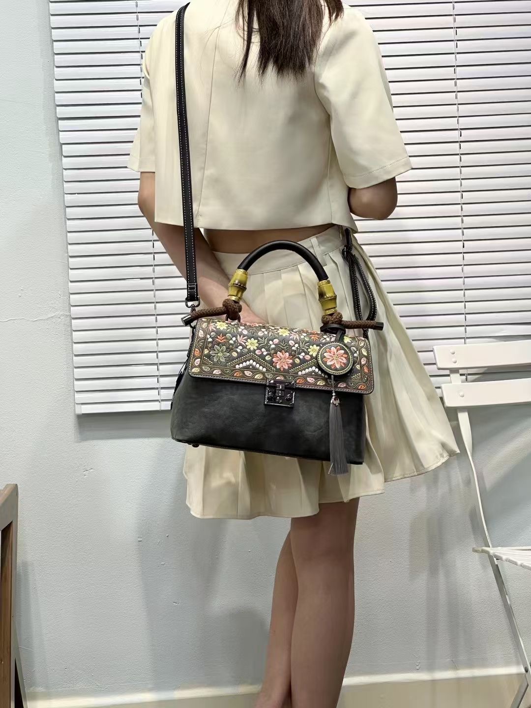 RH8766-1 Chinese Floral - Embroidered Handbags designer bag Support customization