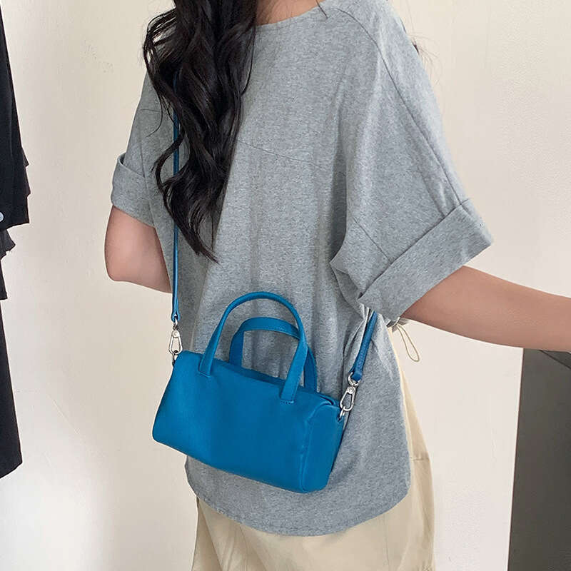 luxury bag Handbag women's shoulder crossbody bag deer pattern niche sheepskin pillow bag 2025 new dopamine genuine leather Boston bags