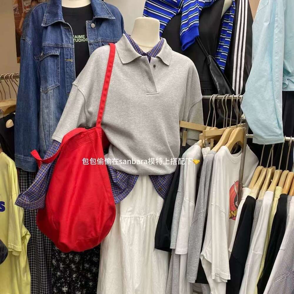 New Korean Single Shoulder for Women, Versatile Large Capacity Canvas College Student Artistic Style Class Bag, Commuter Bag