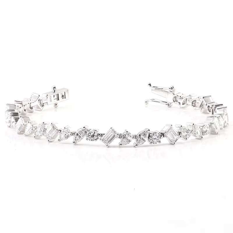 14k18k Gold Plated 6mm 8mm 10mm 12mm Iced Out Fine Jewelry Heavy Prong Moissanite Cuban Link Chains