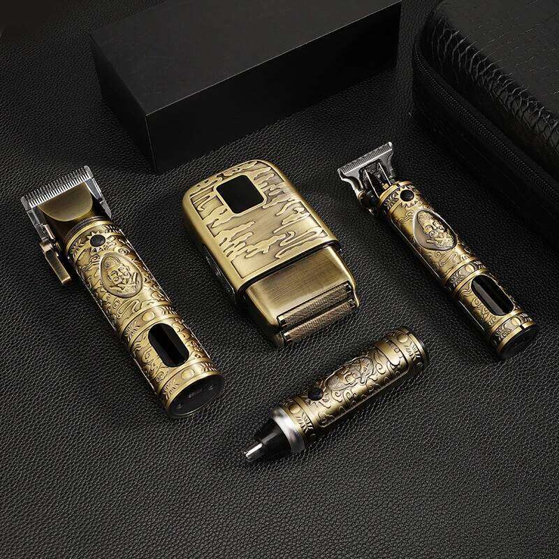 Resuxi 740 All Metal Clippers Ears Nose Trimmer Electric Shaver Set Wtih Bag Hair Cutting Hine Men's Grooming Tools