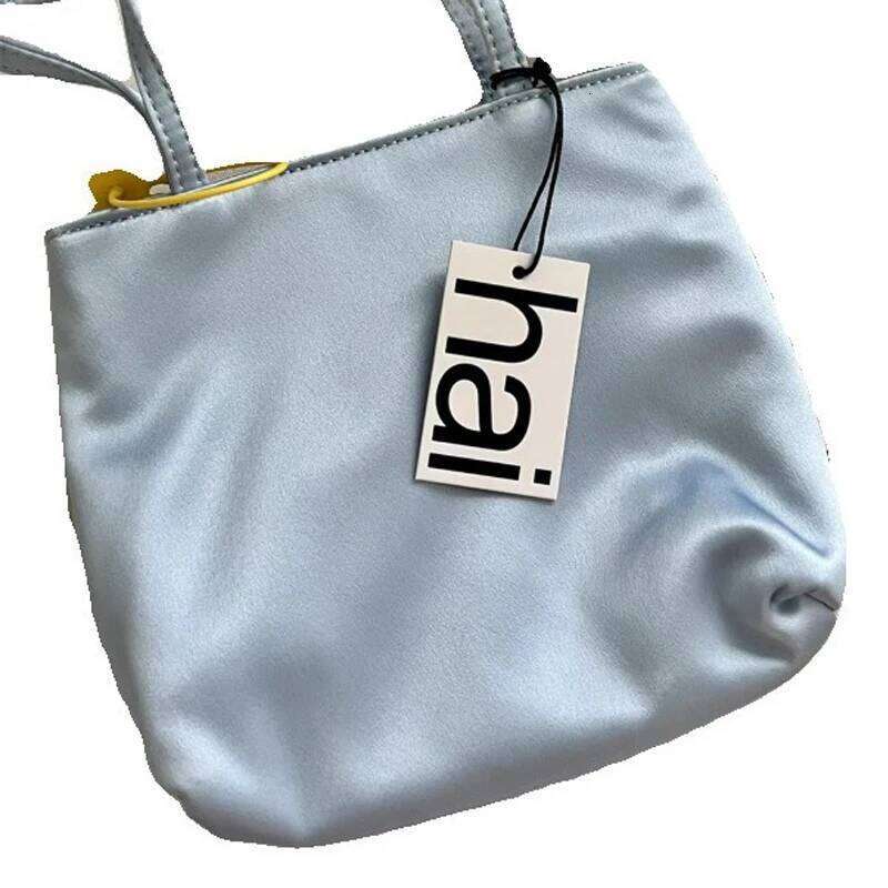 Ins Fashion Women's Colorful Silk Satin Veet Hai Square Handbag Tote Shoulder Bags Crossbody Bag Phone Lipstick Coin Purse