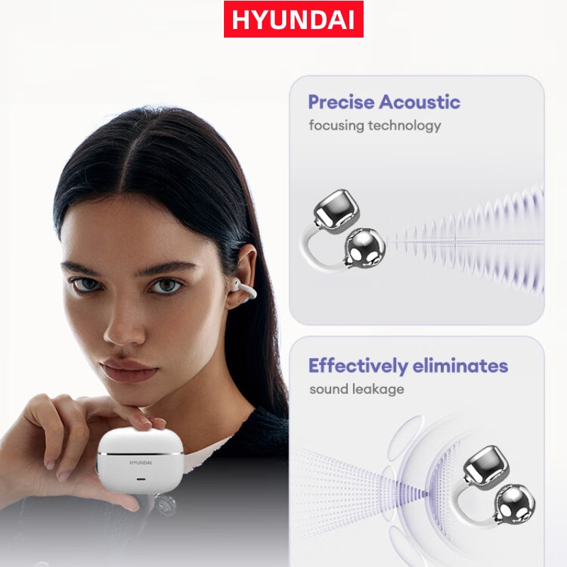 HYUNDAI Fashion design headphones pro max earring butterfly for Music & Call with IPx5 Waterproof HIFI Sound Quality airpodmax HY-C03